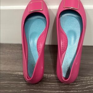 OKA b. Pink and Blue Ballet Flats